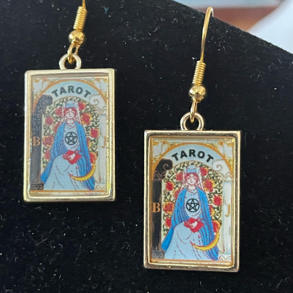 Tarot Card Earrings
